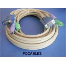 KVM Cable 6FT Video VGA PS2 Male to Female