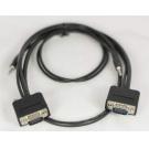 3FT SLIM SVGA Monitor Cable with Audio 3.5 Male to Male
