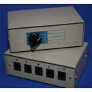 RJ45 ABCD 4 Way Switch Box Rotary Manual