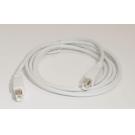USB 2.0 Cable Type-B Male to Type-B Male 6Ft White New