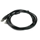 USB Mini-B Cable Black with Ferrite D1F Premium Quality